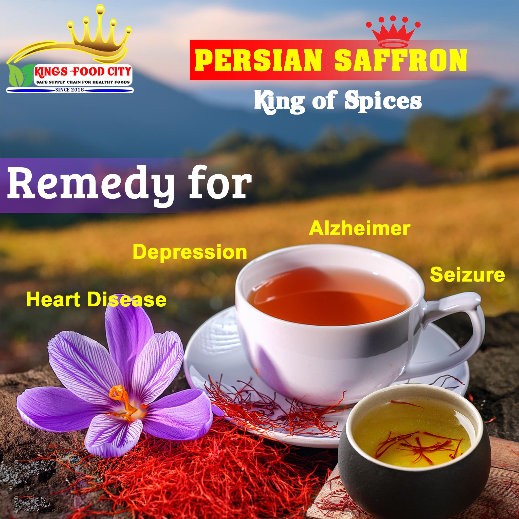 Persian Saffron as Remedy